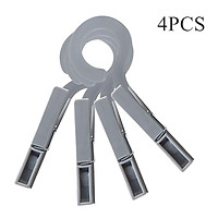 4Pcs Plastic Clothes Hooks Peg Travel Portable Hanging Clothes Rails Clips Home Clothespins Socks Underwear Drying Rack
