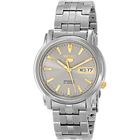 Đồng Hồ Tự Động Seiko 5 SNKK67 Bằng Thép Không Gỉ Với Màn Hình Màu Xám