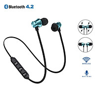 Bluetooth 4.2 Stereo Earphone Headset Wireless Magnetic In-Ear Earbuds