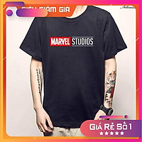 Áo thun in logo Marvel Studios màu đen được yêu thích nhất