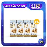 4 Lốc sữa hạt óc chó TH True Nut 180ml (180ml x 4 hộp)