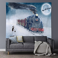 Tranh vải treo tường TV25 - COMING HOME Marytexco décor nhà cửa, phòng ngủ, phòng trọ sinh viên KT 150*130cm TẶNG kèm 4 đinh + 4 kẹp + ĐÈN LED USB 6M