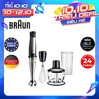 Máy xay cầm tay Braun Sản xuất 100% tại Châu Âu Số 1 thế giới - hàng chính hãng