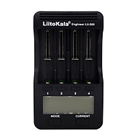 LiitoKala Lii-500 Intelligent Battery Charger Smart Charger w/ 4 Battery Slots LCD Display for Ni-MH Ni-Cd Li-ion