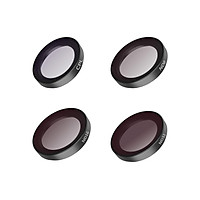 TELESIN IS-FLT-GO2 Camera Filter Kit with 4pcs Filters(CPL + ND8 + ND16 + ND32) HD Optical Glass Multi-layer Coating