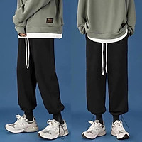 Quần Jogger Dây Rút Unisex chất da cá loại 1 ( Chất mịn đẹp xịn xò, mẫu cực dễ mặc dễ phối, mặc đc 2 kiểu siêu đẹp )