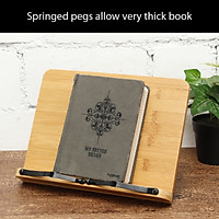 NEW Portable Book Stand Cookbook Music Book Holder Folding Reading Tool