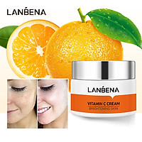 LANBENA Vitamin C Series Serum Face Mask Cream Whitening Moisturizing Brightening Freckle Facial Beauty Skin Care 5PCS