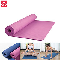 YUNMAI 6mm Double-sided Non-Slip Yoga Mat Soft TPE Gymnastics Fitness Rubber Mats Fitness Shaping Stretching High Elasticity Skin Friendly Training Fitness Equipment