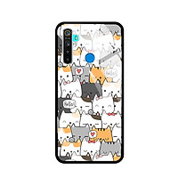 Ốp Lưng Kính Cường Lực Cho Điện Thoại REALME 5/REALME 5i/REALME 5S/REALME C3/REALME 6i - 9443 MC08 - Hàng Chính Hãng