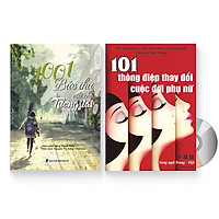 Combo 2 sách: Sách 1001 bức thư viết cho tương lai + 101 Thông Điệp Thay Đổi Cuộc Đời Phụ Nữ (Song Ngữ Trung Việt Có Phiên Âm) + DVD quà tặng