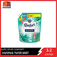 Nước Xả Làm Mềm Vải Comfort Giữ Màu & Bền Vải Hương Tươi Mát Ngăn Ngừa Mùi Hôi 3.2L