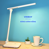 Đèn Bàn Học Đọc Sách, Đèn Bàn Làm Việc Sang Trọng, Đèn Ngủ Cao Cấp (Học Sinh, Sinh Viên, Văn Phòng) LED Chống Cận 03 Mức Độ Sáng, Cảm Ứng Tích Điện Pin 3200mAh - Hàng Chính Hãng - VinBuy