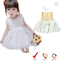 Váy công chúa cho bé gái 5-14kg, hàng QUẢNG CHÂU cao cấp, mùa hè siêu mát, váy xinh cho bé MTKID 2 lớp