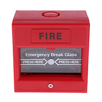 Emergency Door Release Fire Alarm Home Security Glass Break Alarm Button Red