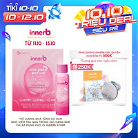 Hộp 6 chai nước uống Collagen Vitamin C sáng da InnerB Glowshot (50mlx6) - Sản Phẩm Chính Hãng
