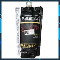 Kem hấp ủ tóc Pallamina Collagen Keratin Complex Treatment siêu mượt 500ml