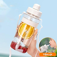 Bình nước thể thao DUNG TÍCH 1000ML đa năng tập gym/ du lịch/ đi làm siêu cute chất lượng cao ( Màu ngẫu nhiên )