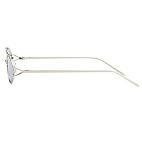 Vintage Unisex Anti-UV Oval Sunglasses Shades Metal Frame Glasses Eyewear