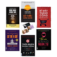 combo Bộ Sách 6 Cuốn KHo Báu Cuộc( ĐờiKho báu cuộc đời+Thôi Miền Bằng Ngôn Từ + Bí mật thành công của những người bán hàng xuất sắc + Khởi đầu muộn màng, kết thúc giàu sang + Thói quen thành công – Bí mật để luyện nghĩ giàu, thực hành làm giàu + Cơ thể 4 giờ)Tặng Kèm Postcard Những Câu Nói Của Người Nổi tiếng