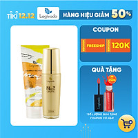 Bộ đôi serum dưỡng da Hàn Quốc Lagivado Natin Ceutic 50 ml và tẩy tế bào da chết Radiance Peeling 50 ml.