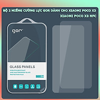Bộ 2 Miếng Kính Cường lực Gor cho Xiaomi Poco X3 / Poco X3 NFC - Full Box - Gor - Hàng nhập khẩu