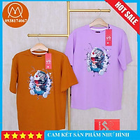 Áo Phông Nam Nữ Uniex In Hình Doraemon / Chất Liệu 100% Cotton.