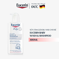 Sữa Tắm Gội Dịu Nhẹ Cho Bé Eucerin Baby Wash & Shampoo 400ml