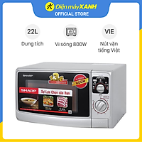 Lò vi sóng Sharp R-20A1(S)VN 22 lít - Hàng chính hãng