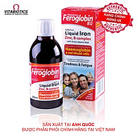 FEROGLOBIN Siro 200ml Bổ sung sắt và vitamin ngừa thiếu máu cho trẻ em số 1 từ ANH - Phân phối chính hãng