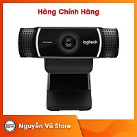Webcam Logitech C922 Full HD 1080p - 720p/60FPS micro kép to rõ, tự động lấy nét và chỉnh sáng HD, phù hợp PC/ Laptop/ Mac - Hàng chính hãng