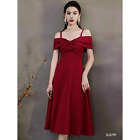 Đầm xòe dự tiệc form dài siêu xinh, ĐẦM DỰ TIỆC, ĐẦM DẠ HỘI REN HAI DÂY, đầm dạo phố, đầm dự tiệc, đầm xòe thiết kế độc quyền, Đầm trễ vai đi tiệc cưới