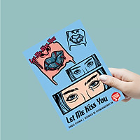 Let me kiss you - Single Sticker hình dán lẻ