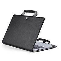 Túi Xách Đựng Laptop 11 12 13 16 Inch Trường Hợp Cho Macbook Air 13 Ốp Lưng M1 A2337 A2338 2020 Pro 15 tay Bao Chống Nước Da PU
