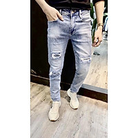 QUẦN JEAN NAM CHẤT BÒ CO GIÃN MẪU MỚI SIÊU HOT PHONG CÁCH, CÁ TÍNH MẪU MỚI THỜI TRANG CAO CẤP TG005