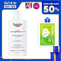 Sữa rửa mặt không gây kích ứng Eucerin pH5 Facial Cleanser 400ml (Nhập khẩu)