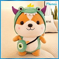 Gấu bông chó Shiba cosplay 25cm cao cấp - Hàng chính hãng Memon - Đồ chơi thú nhồi bông chó Shiba cosplay, Kích thước 25cm, Bông gòn mềm mịn, bền đẹp, dễ sử dụng và an toàn cho trẻ nhỏ.