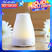 Máy Xông Tinh Dầu Chuyên Dụng Cao Cấp Cho Gia Đình và Văn Phòng - Công Nghệ Phun Sương Siêu Âm, Đèn LED 7 Màu trang trí