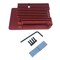 Fits for Raspberry Pi 4 Armor Case - Aluminum Alloy Passive Cooling Case