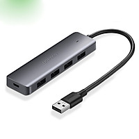 UGREEN USB3.0 splitter high speed 4-port HUB multi-interface docking converter desktop laptop one for four hub extension line 50985
