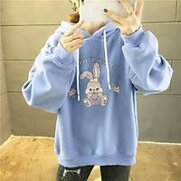 (HÌNH THẬT) ÁO KHOÁC HOODIE CHUI CỔ NỮ IN CHỮ NỔI FORM RỘNG CHÂT NỈ CỰC ĐẸP MẪU MỚI SIÊU HOT THỜI TRANG CAO CẤP MMH05