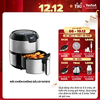 Nồi chiên không dầu Tefal 4.2 Lít - Vỏ thép - EY401D15 - Hàng chính hãng