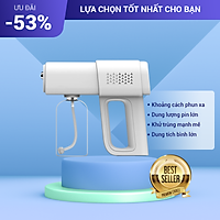 Máy Phun Khử Khuẩn Tia UV Công Suất Mạnh Mẽ Với 3 Tốc Độ Phun Tùy Chỉnh, Khoảng Cách Phun Xa Lên Đến 1.5m