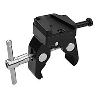V-Mount Battery Adapter with Clamp for Mounting V-lock Battery to Light Stand Tripod 1.2Kg Load Capacity