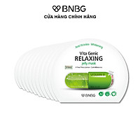 Combo 10 Mặt Nạ BNBG Phục Hồi Thư Giãn Da Vita Genic Relaxing Jelly Mask 30ml x10