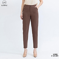 Quần Âu Nữ Dáng Cơ Bản Mẫu Quần Tây Có Đai, Chất Liệu Mango Cao Cấp Mã ELIMAZ_Q2008