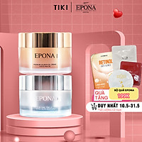 Combo Kem Nâng Tone, Dưỡng Trắng Phục Hôi Da Epona 50ml