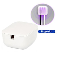VH Portable Toothbrush Sterilizer UVC Ultraviolet Disinfection Toothbrush Holder Perforated-Free Wall-Mounted Electric