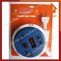 Ổ cắm kéo dài quay tay LiOA 3 ổ cắm, Ổ cắm kiểu đĩa bay dây dài 3m/5m/10m - MITA