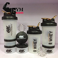 Bình đựng nước bình lắc Shake bottle ON Gold 3 ngăn tiện dụng